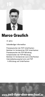 Marco Graulich – Liste 6, Platz 19