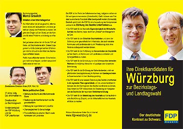 Wahlkampfbroschüre 2008
