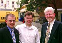 von links: Horst Krumpen, Marco Graulich, Dieter Kleinmann