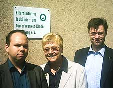 Felix Seidler, Christel Lochner und Marco Graulich (v.l.)