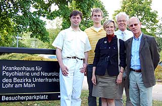 v.l.: Marco Graulich (Bezirkstagskandidat Würzburg-Stadt), Robert Schwaneck (JuLis Würzburg), Dr. Adelheid Zimmermann (Spitzenkandidatin Bezirkstag, Bad Kissingen), Karl Graf (Landtagskandidat Würzburg-Stadt), Prof. Dr. Frank Stollberg (Bezirkstagskandidat Aschaffenburg-West)